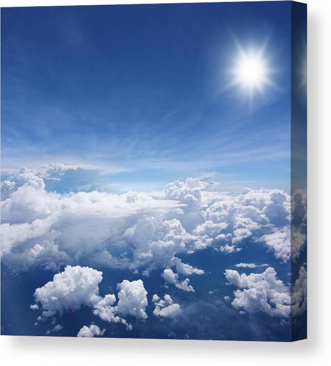 Backdrop Canvas Print featuring the photograph Above The Clouds 2 by Turnervisual