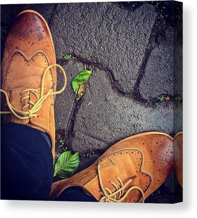Shoes Canvas Print featuring the photograph Afternoon delight by Mark Ddamulira