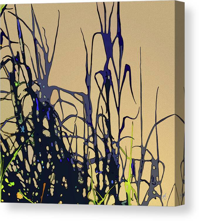 Seagrass Canvas Print featuring the digital art Afternoon Shadows by Gina Harrison