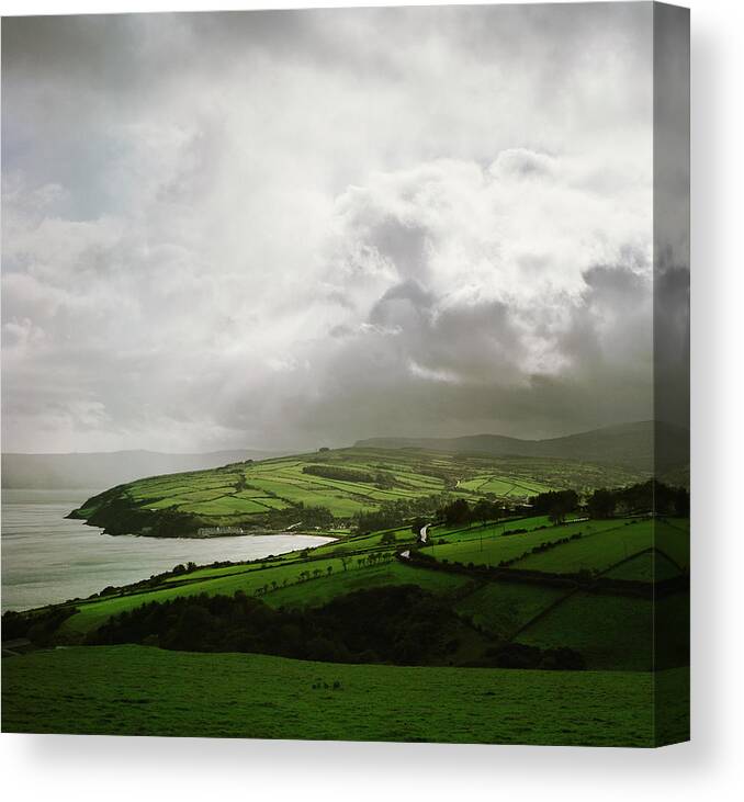 Tranquility Canvas Print featuring the photograph Antrim Coast by Danielle D. Hughson