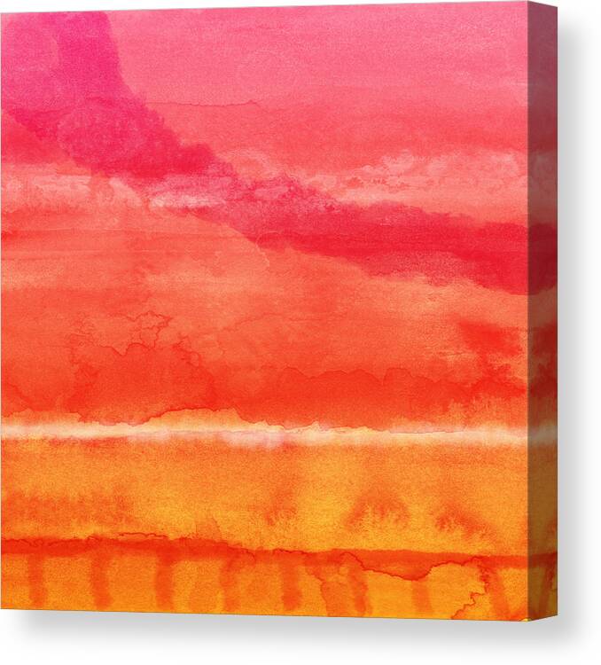Abstract Canvas Print featuring the painting Awakened 5 - Art by Linda Woods by Linda Woods