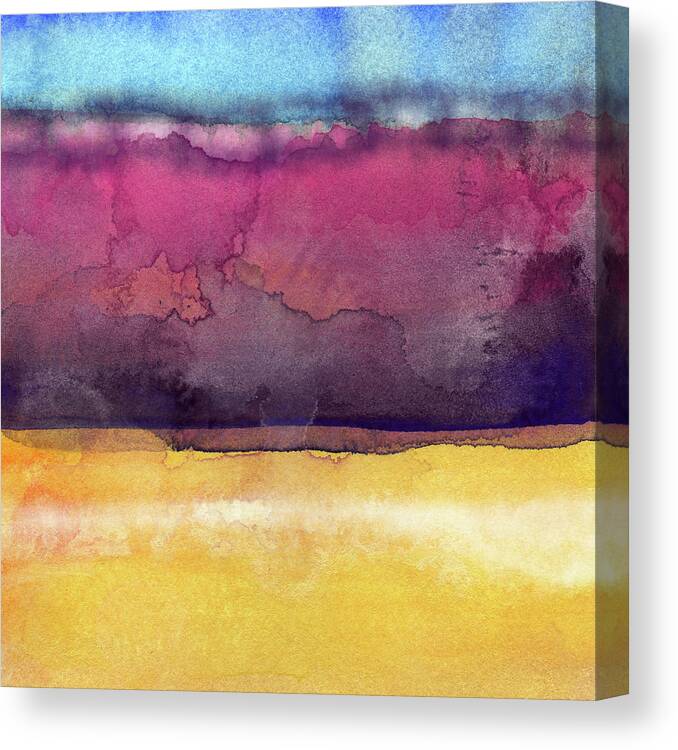 Abstract Canvas Print featuring the painting Awakened 6- Art by Linda Woods by Linda Woods