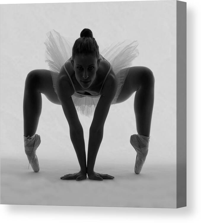 Performance Canvas Print featuring the photograph Ballerina by Eduard Crispi