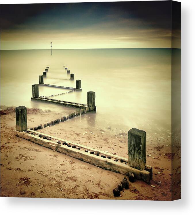 Beach Canvas Print featuring the photograph Beach Memories by Michael Oates