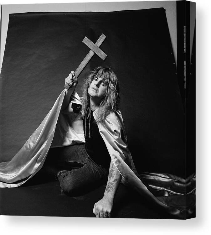 Event Canvas Print featuring the photograph Blizzard Of Ozz by Fin Costello