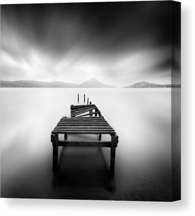 Seascape Canvas Print featuring the photograph Broken Promises by George Digalakis