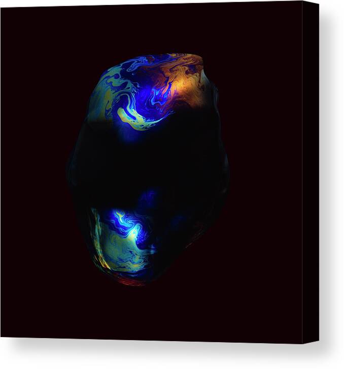 Shadow Canvas Print featuring the photograph Bubbles by Jonathan Knowles