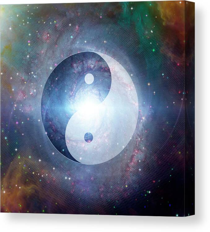 Chinese Canvas Print featuring the photograph Celestial Yin-yang by Bruce Rolff