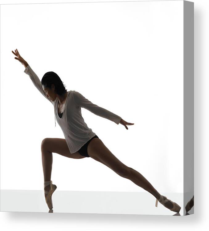 Ballet Dancer Canvas Print featuring the photograph Dancer by Alfonse Pagano