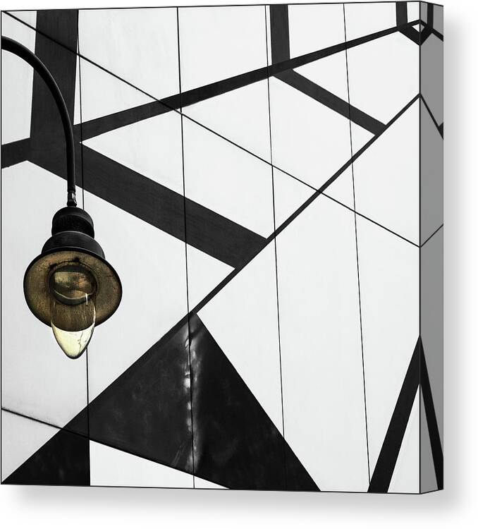 Abstract Canvas Print featuring the photograph Deco-light by Gilbert Claes