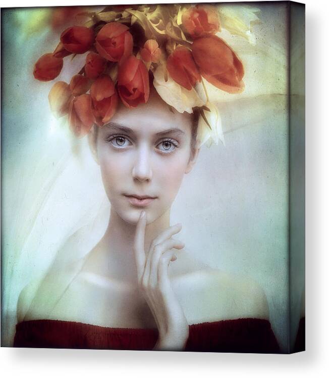 Hat Canvas Print featuring the photograph Flora by Svetlana Melik-nubarova