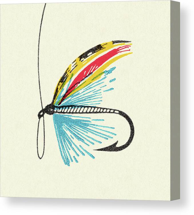 Fly Fishing Lure Canvas Print / Canvas Art by CSA Images - Pixels Canvas  Prints