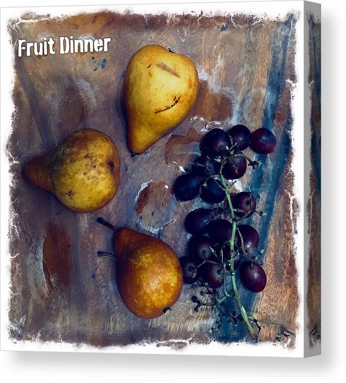 Fruits Canvas Print featuring the photograph Fruit Plate by Alexander Fedin