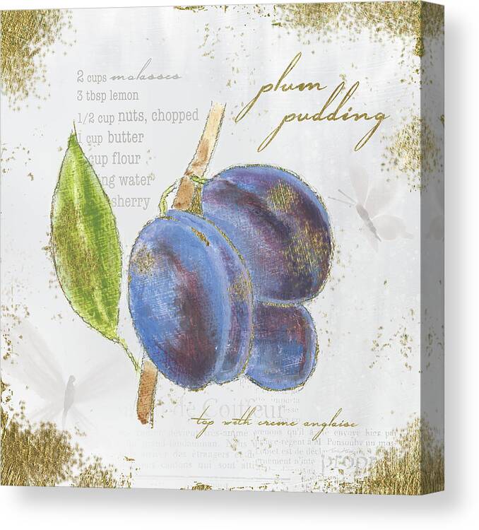 Fruit Canvas Print featuring the painting Garden Treasures Vi by Emily Adams