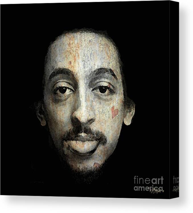 Faces Canvas Print featuring the digital art Gregory Hines by Walter Neal
