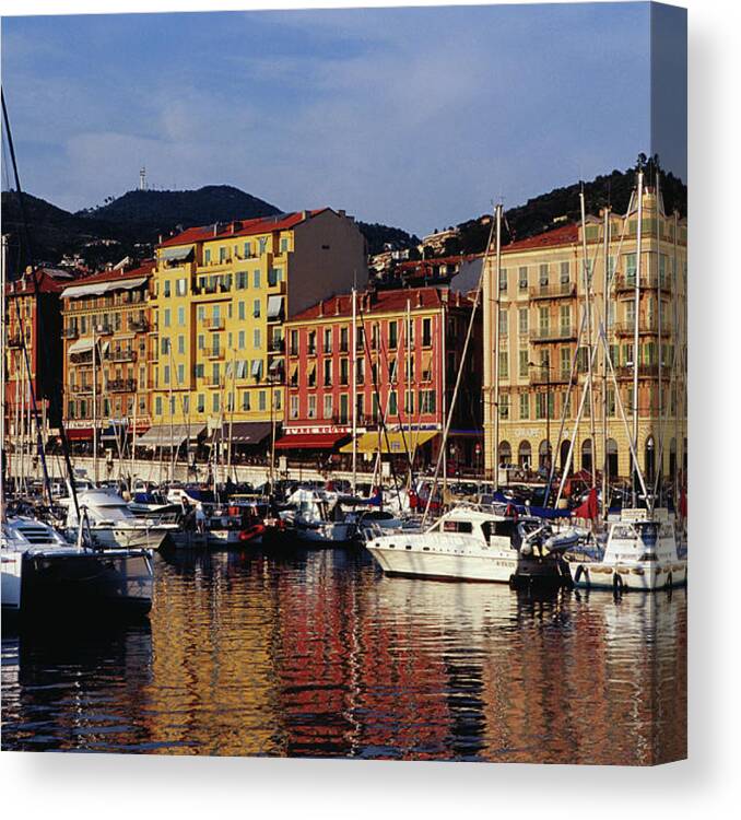 Apartment Canvas Print featuring the photograph Harbour At Bassin Lympia by Richard I'anson