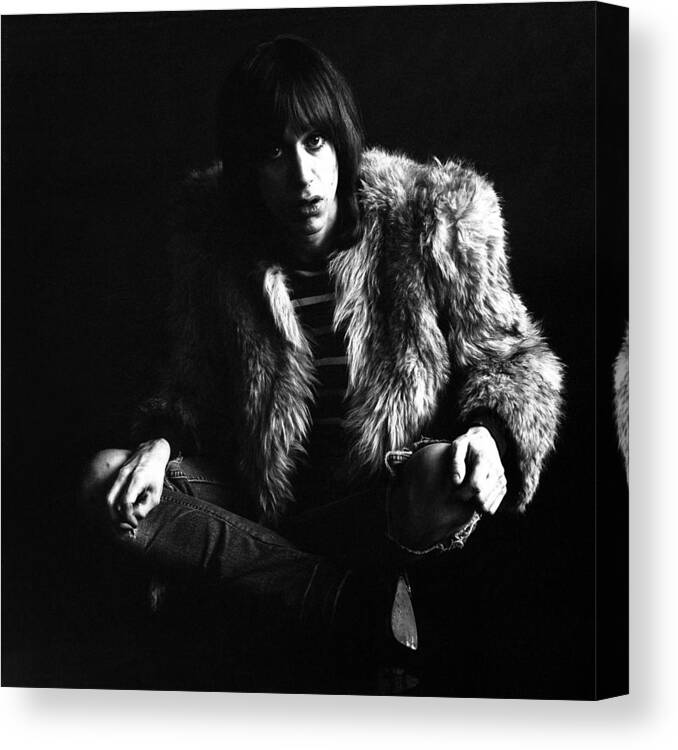Singer Canvas Print featuring the photograph Iggy Pop by Jack Robinson