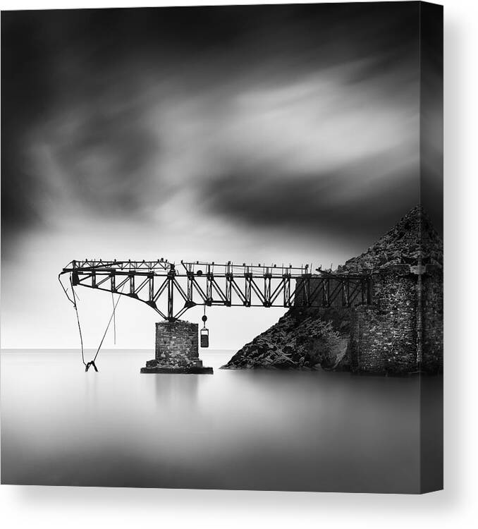 Seascape Canvas Print featuring the photograph Impressions From Serifos II by George Digalakis