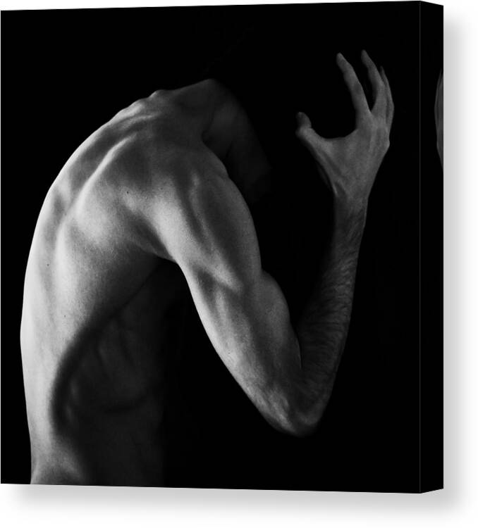 Dark Canvas Print featuring the photograph Into Black by Bobby Kostadinov