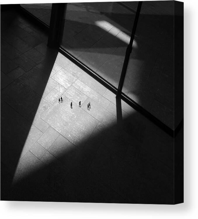 Conceptual Canvas Print featuring the photograph It's A Sunny Day.....! by Huib Limberg