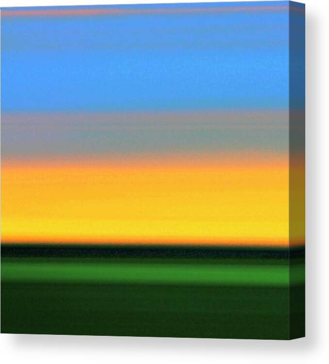 Fen Canvas Print featuring the photograph Just Before Sunset On A Fen by Bob Davis Photography