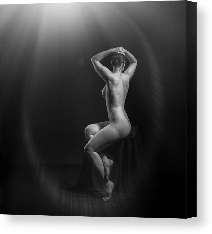 Lights Canvas Print featuring the photograph Light Around by Kostiantyn Baran