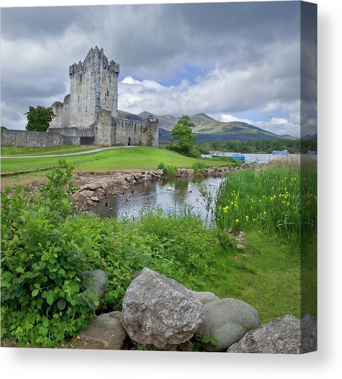 Scenics Canvas Print featuring the photograph Medieval Irish Castle by Missing35mm
