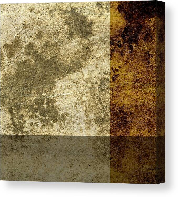 Abstract Canvas Print featuring the painting Modern Patina I by Vision Studio