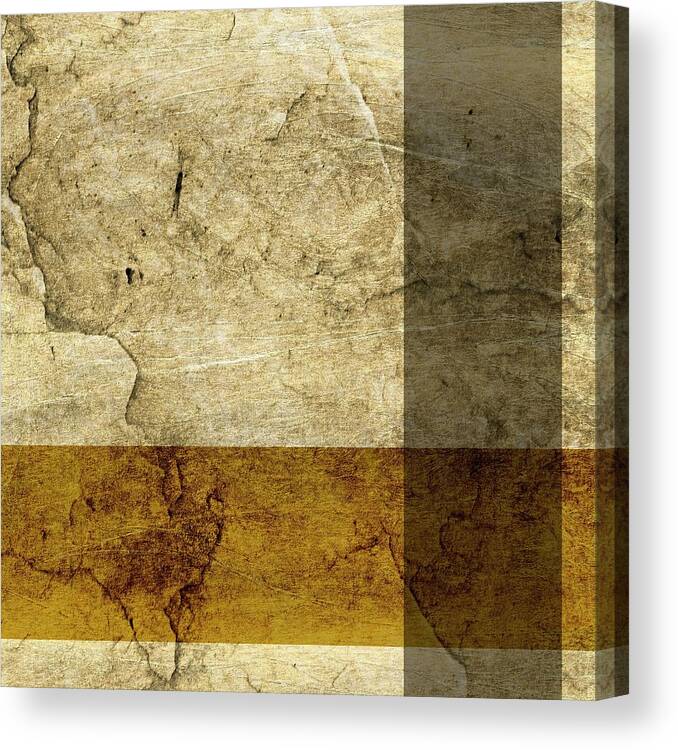 Abstract Canvas Print featuring the painting Modern Patina Iv by Vision Studio
