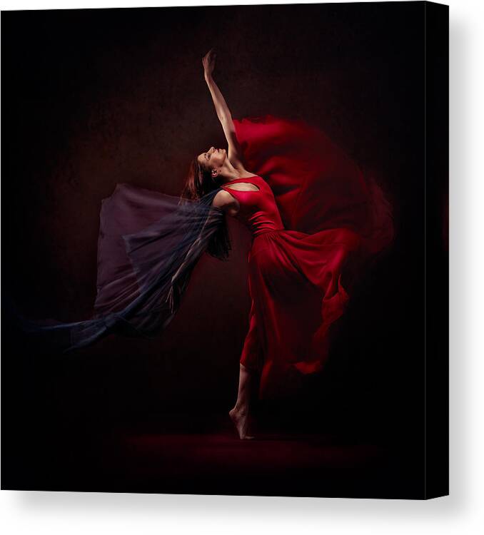 Dance Canvas Print featuring the photograph Neda by Aleksandar Jovanovic
