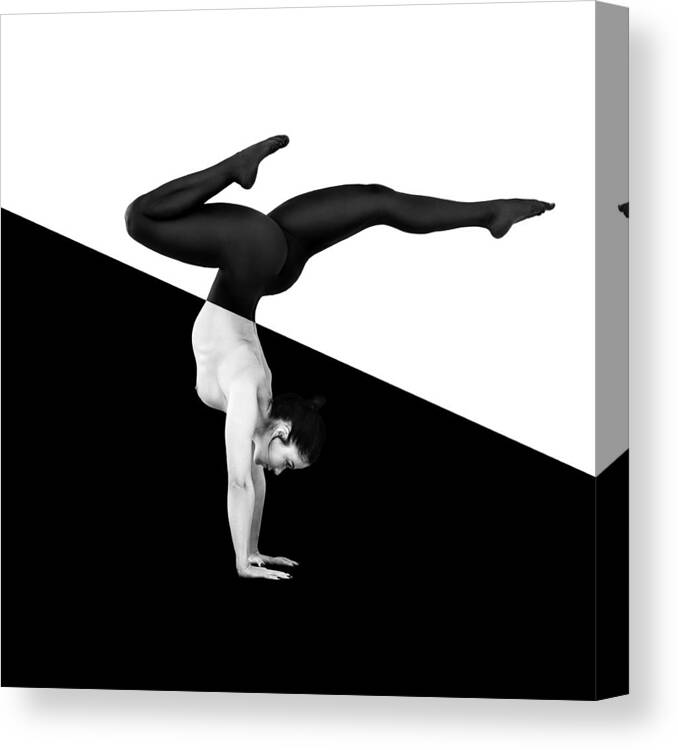  Canvas Print featuring the photograph Parallel 01 by Tomas Paule