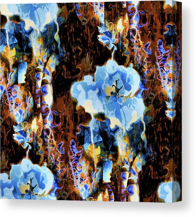 Flowers Canvas Print featuring the painting Pattern Art 13 by Natalie Holland