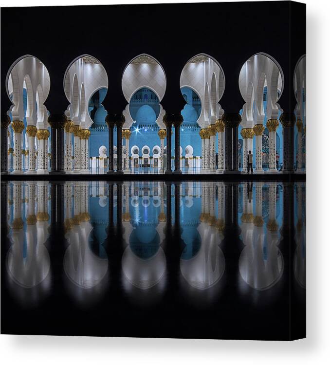 Arch Canvas Print featuring the photograph Perfect Arches by Ahmed Thabet