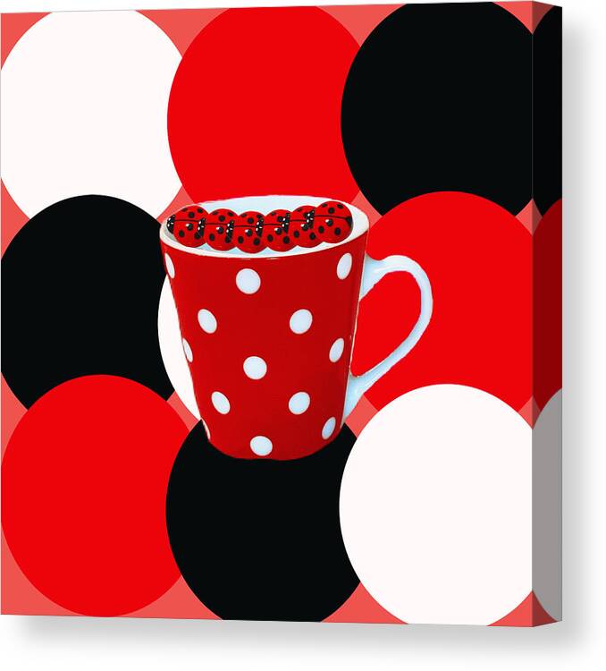 Pattern Canvas Print featuring the photograph Pois by Michele Montedoro