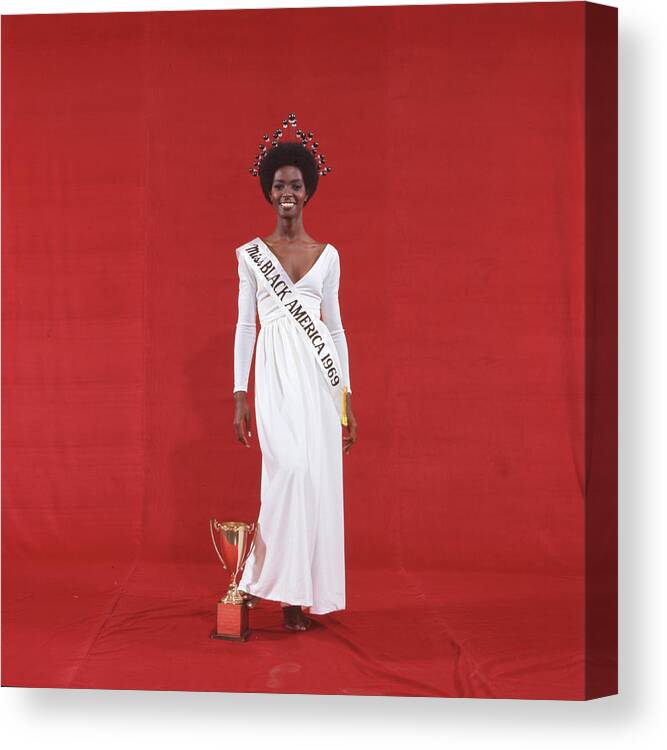 Color Image Canvas Print featuring the photograph Portrait Of Gloria O Smith by Yale Joel