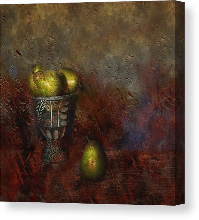  Canvas Print featuring the photograph Rainy Autumn Impression. by Saskia Dingemans