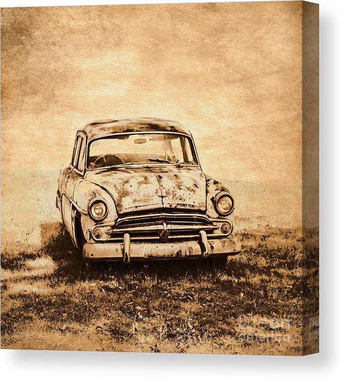 Old Canvas Print featuring the photograph Rockabilly relic by Jorgo Photography