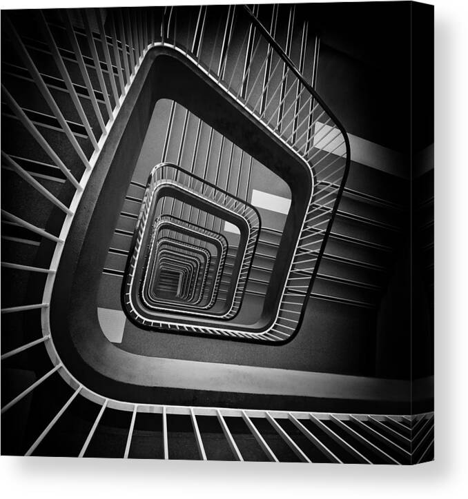 Staircase Canvas Print featuring the photograph Rollmop by Sobul