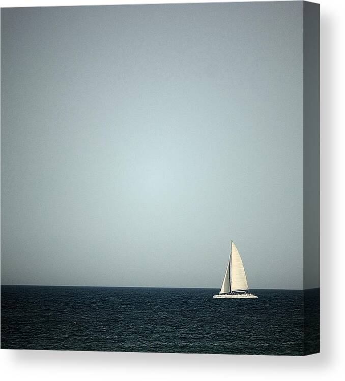 Sailboat Canvas Print featuring the photograph Sailboat by Remo Kottonau
