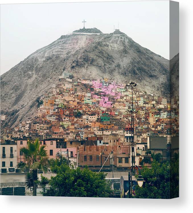 Tranquility Canvas Print featuring the photograph San Cristóbal Hill by Istvan Kadar Photography
