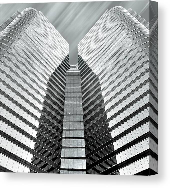 Architecture Canvas Print featuring the photograph Sky High by Nanouk El Gamal - Wijchers