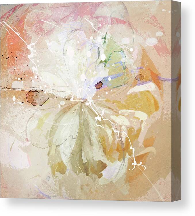 Abstract Canvas Print featuring the photograph Slow Dance by Karen Lynch