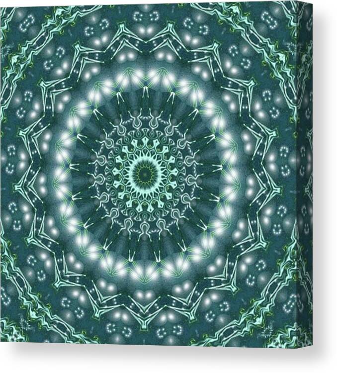  Canvas Print featuring the digital art Snow Angel by Designs By L