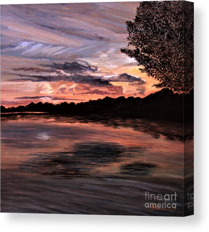 Prints Canvas Print featuring the painting Spellbound by Barbara Donovan