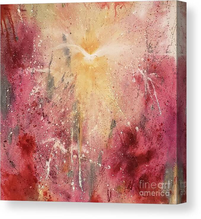 Spirit Of Hope Canvas Print featuring the painting Spirit of Hope  by Maria Hunt