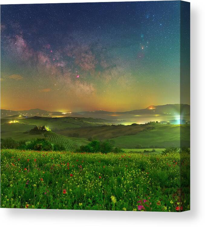 Italy Canvas Print featuring the photograph Spring Memories by Ralf Rohner