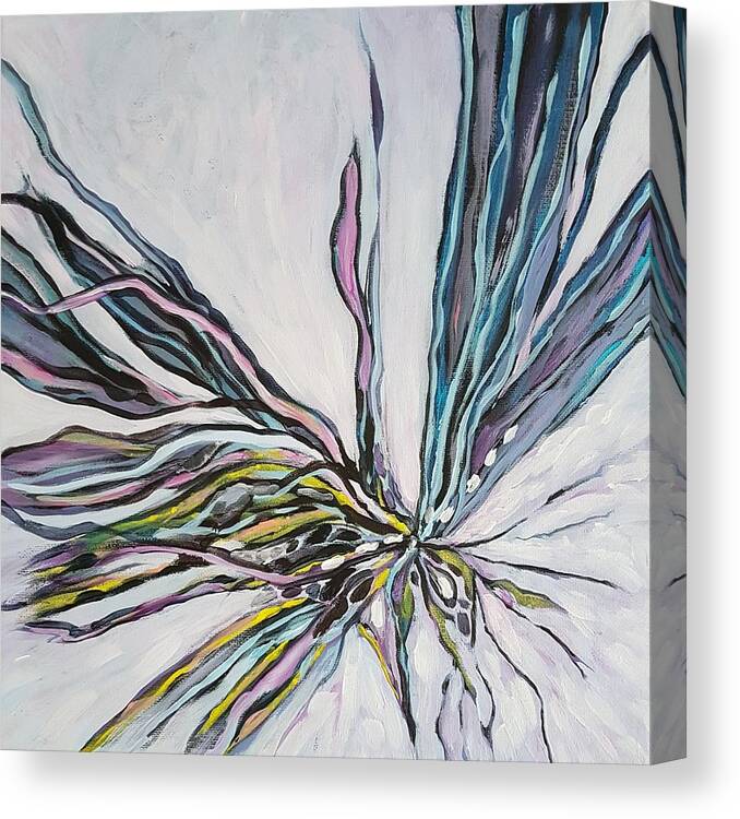 Snow Canvas Print featuring the painting Sprout by Jo Smoley