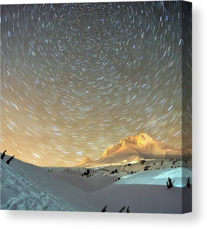Scenics Canvas Print featuring the photograph Stellar View Of Mount Hood by Ted Ducker Photography