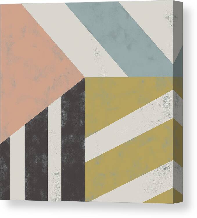 Abstract Canvas Print featuring the painting Stride II by Chariklia Zarris