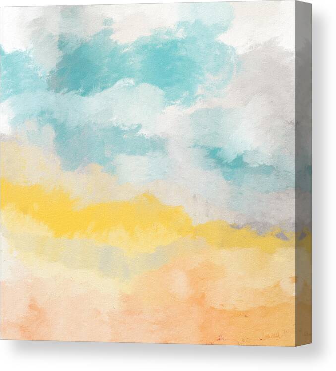 Landscape Canvas Print featuring the mixed media Sunshine Day- Art by Linda Woods by Linda Woods